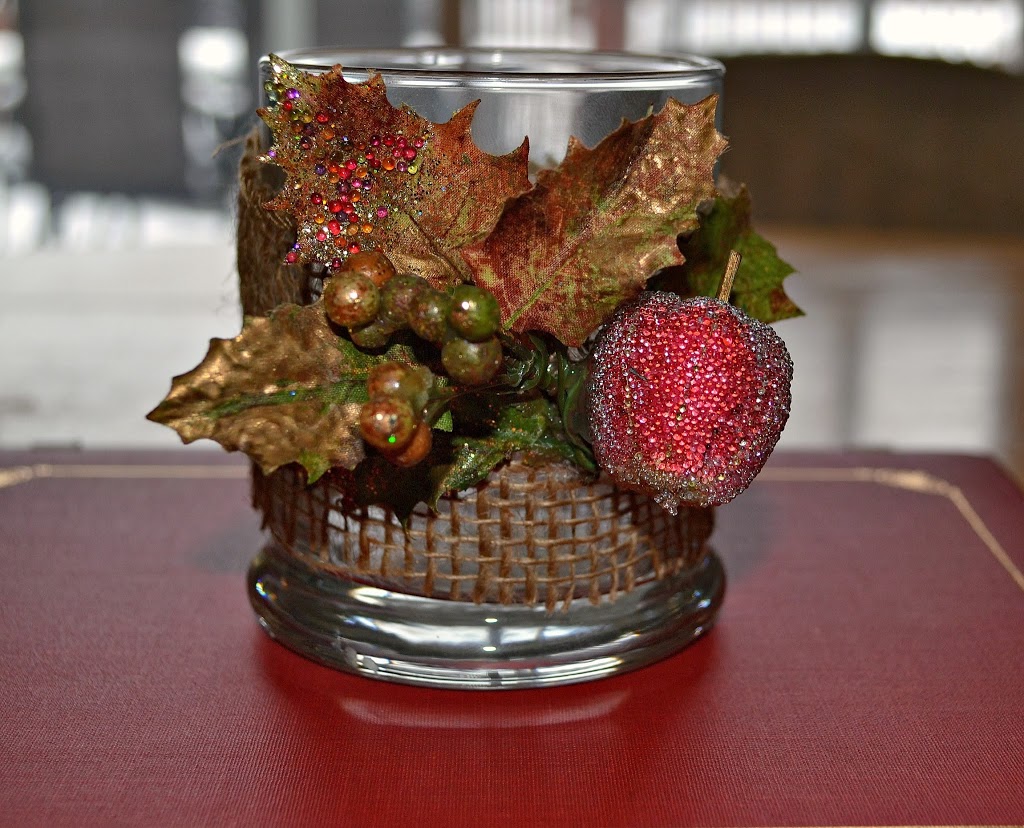 Christmas Candle Holder Tutorial - My Fruitful Home