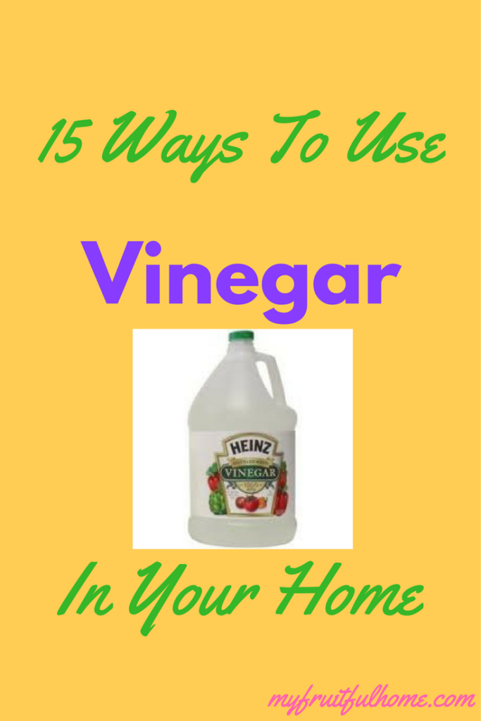 ways to use vinegar in your  home