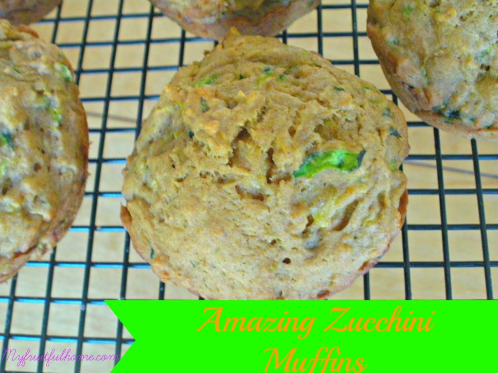 Healthy zucchini muffins