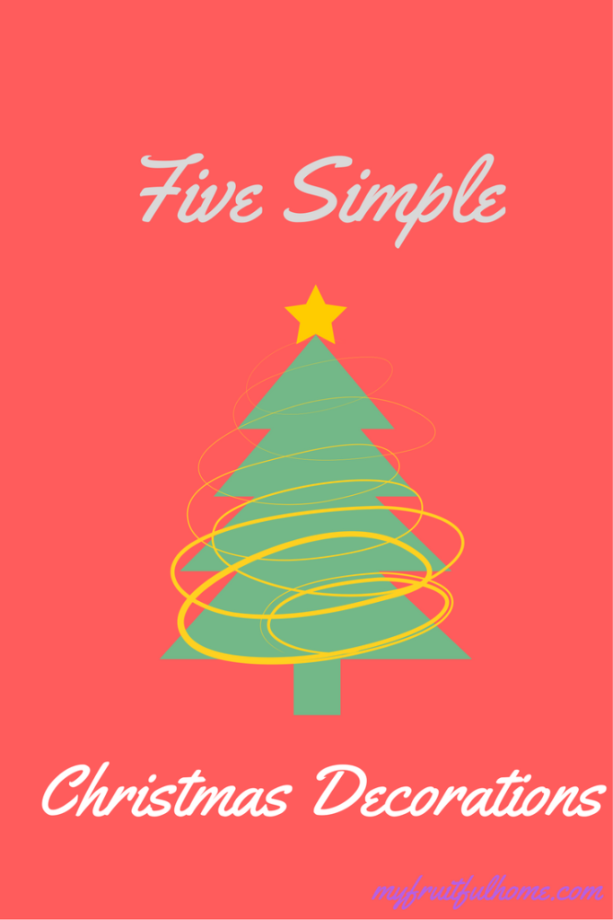 5-simple Christmas decorations
