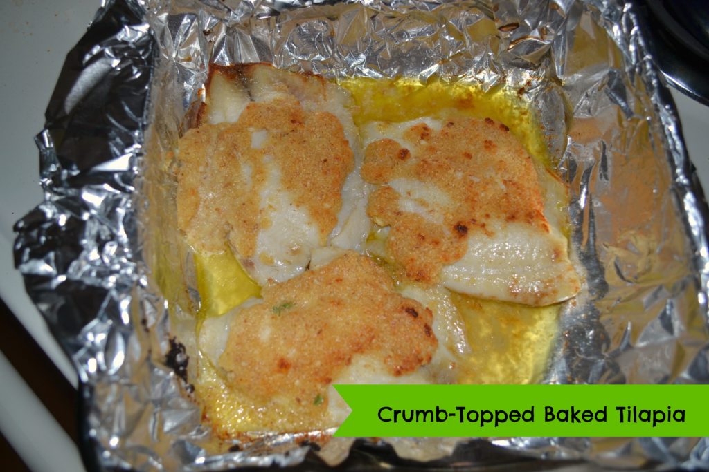 Crumb-Topped Baked Tilapia