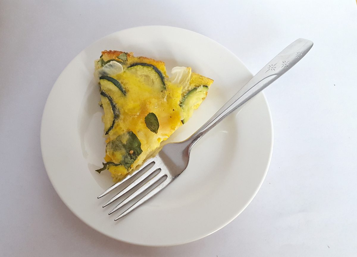 Vegetable Crustless Quiche