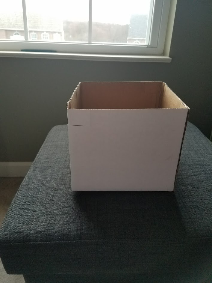 re-purpose cardboard boxes