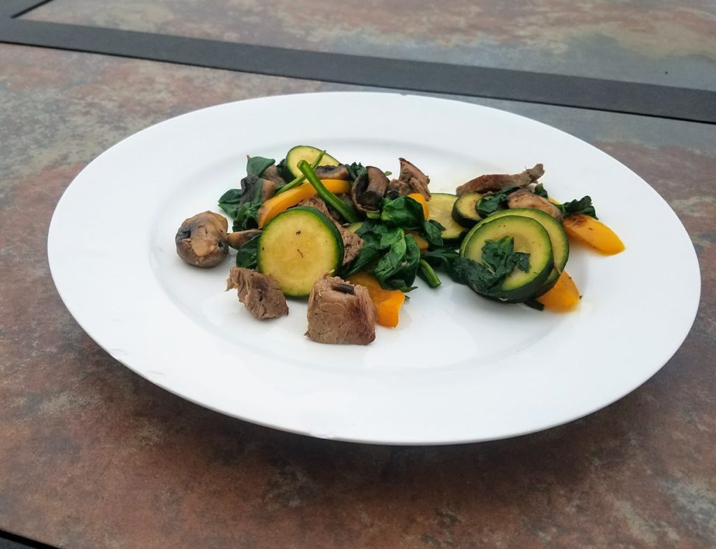 Leftover Steak Vegetable Stir Fry