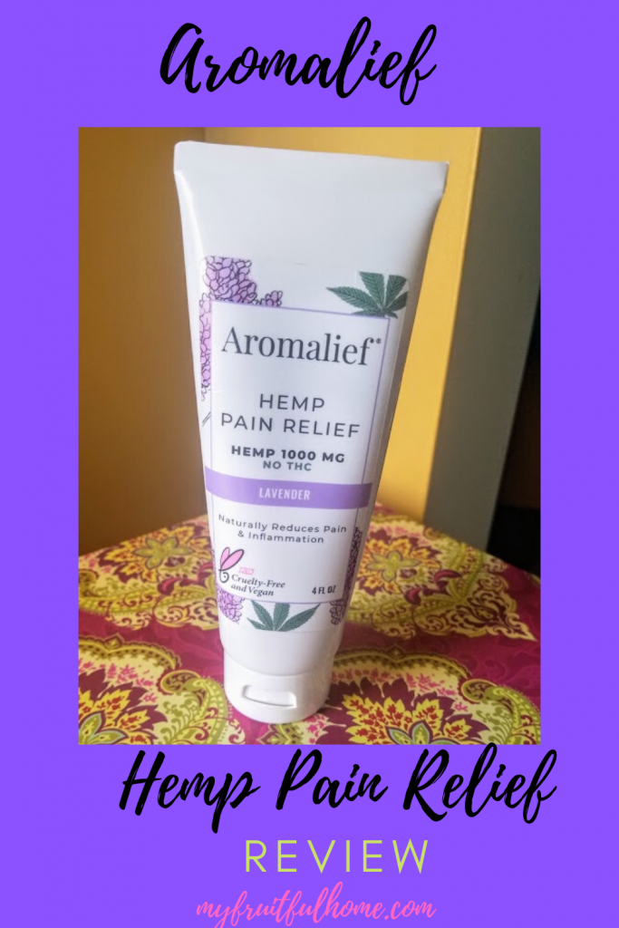 hemp cream with lavender aromatherapy